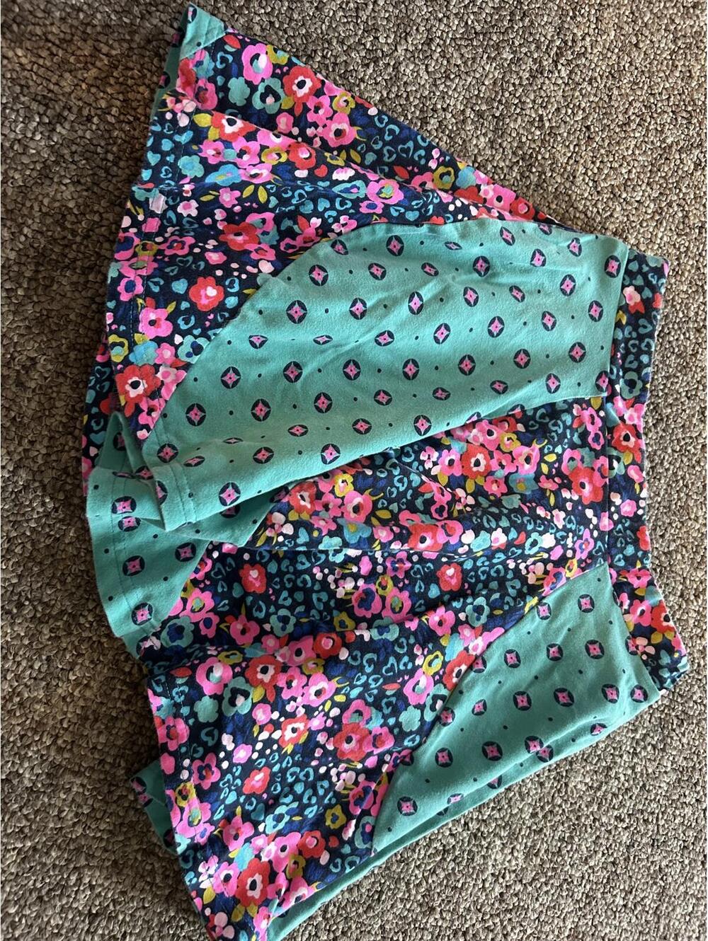 Hartstrings Girl's Floral Pattern Skort Size 12